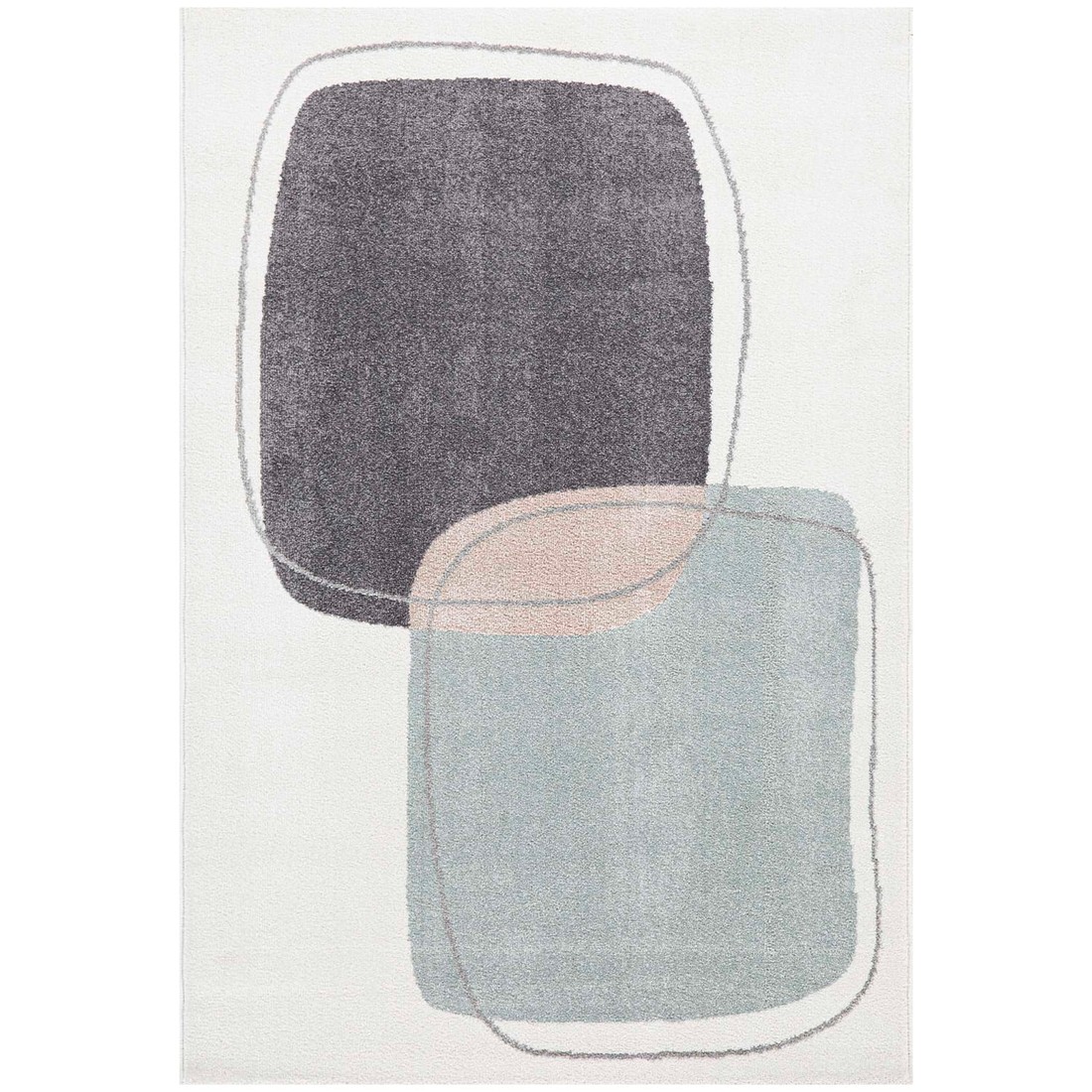 Tapete para Sala Grande Hathor Organico Off White 200x300