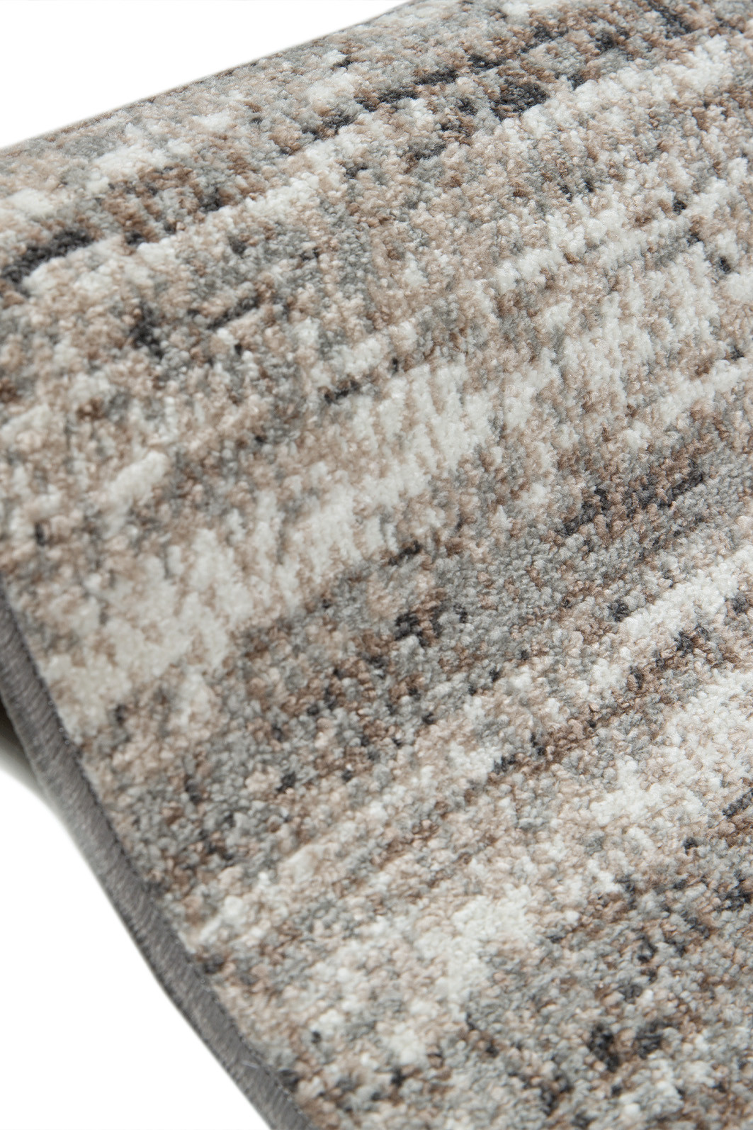 Tapete para Sala 240x300 Nord Estonado Chumbo e Bege