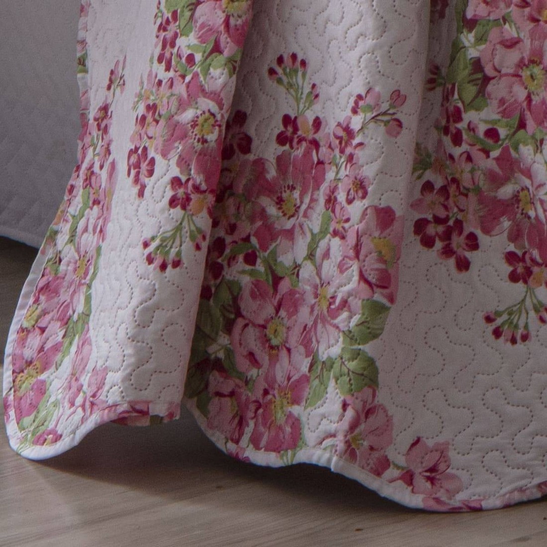 Kit 3 Peças Cobre leito Casal Bouti Microfibra Ultrasonic Estampada + 2 Porta-travesseiros - Dulce