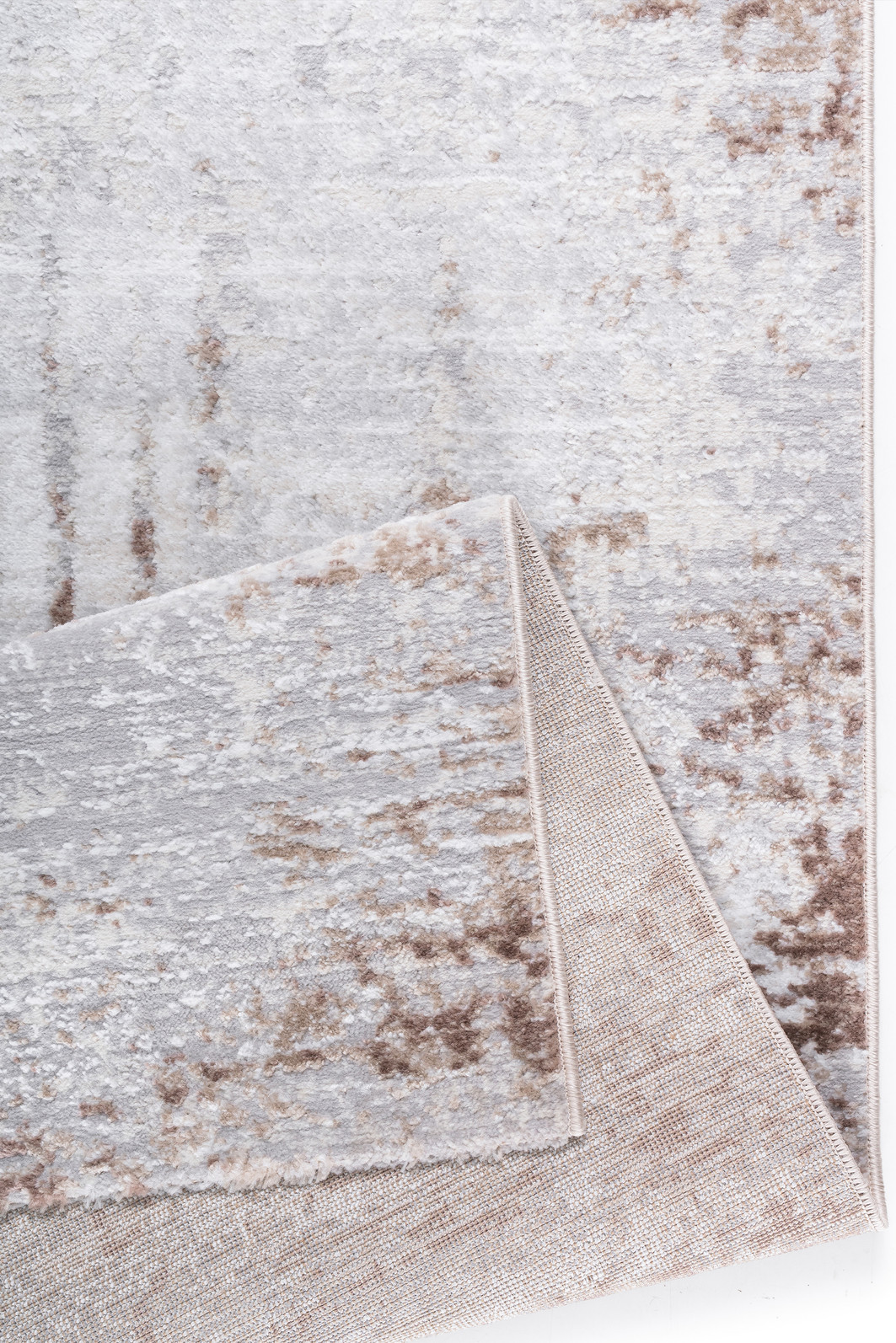 Tapete de Sala 250x300 Sharm Estonado Marrom e Cinza Tapete de Sala 250x300 Sharm Estonado Marrom e Cinza