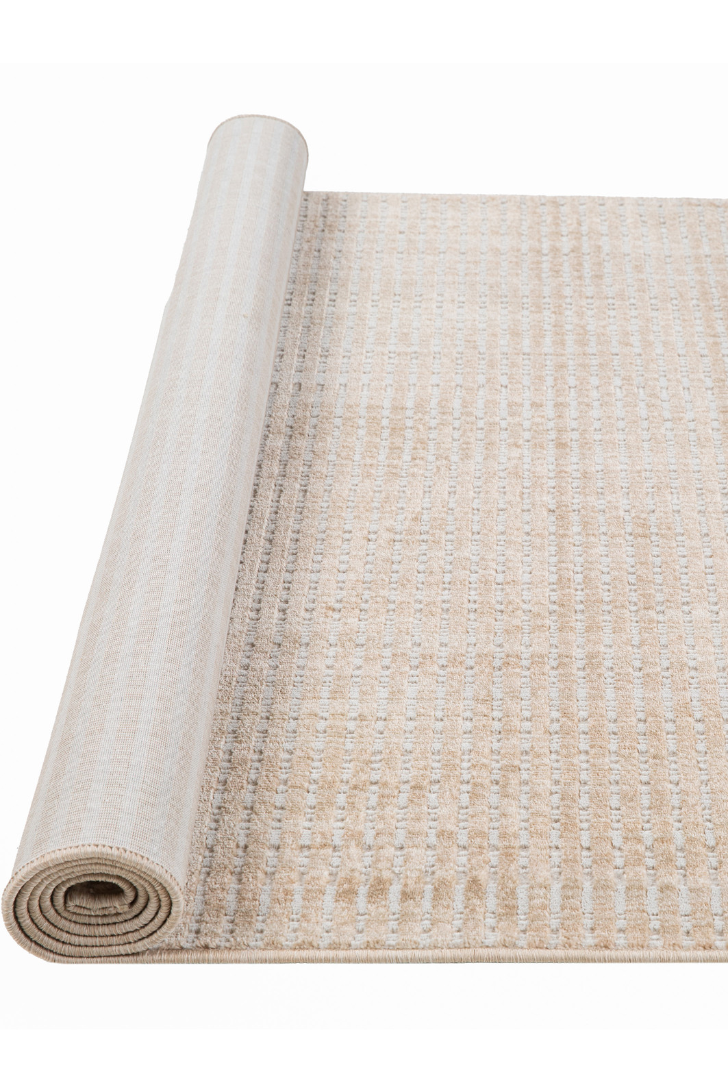 Tapete para Sala 240X300 Leone Listrado Bege Tapete para Sala 240X300 Leone Listrado Bege