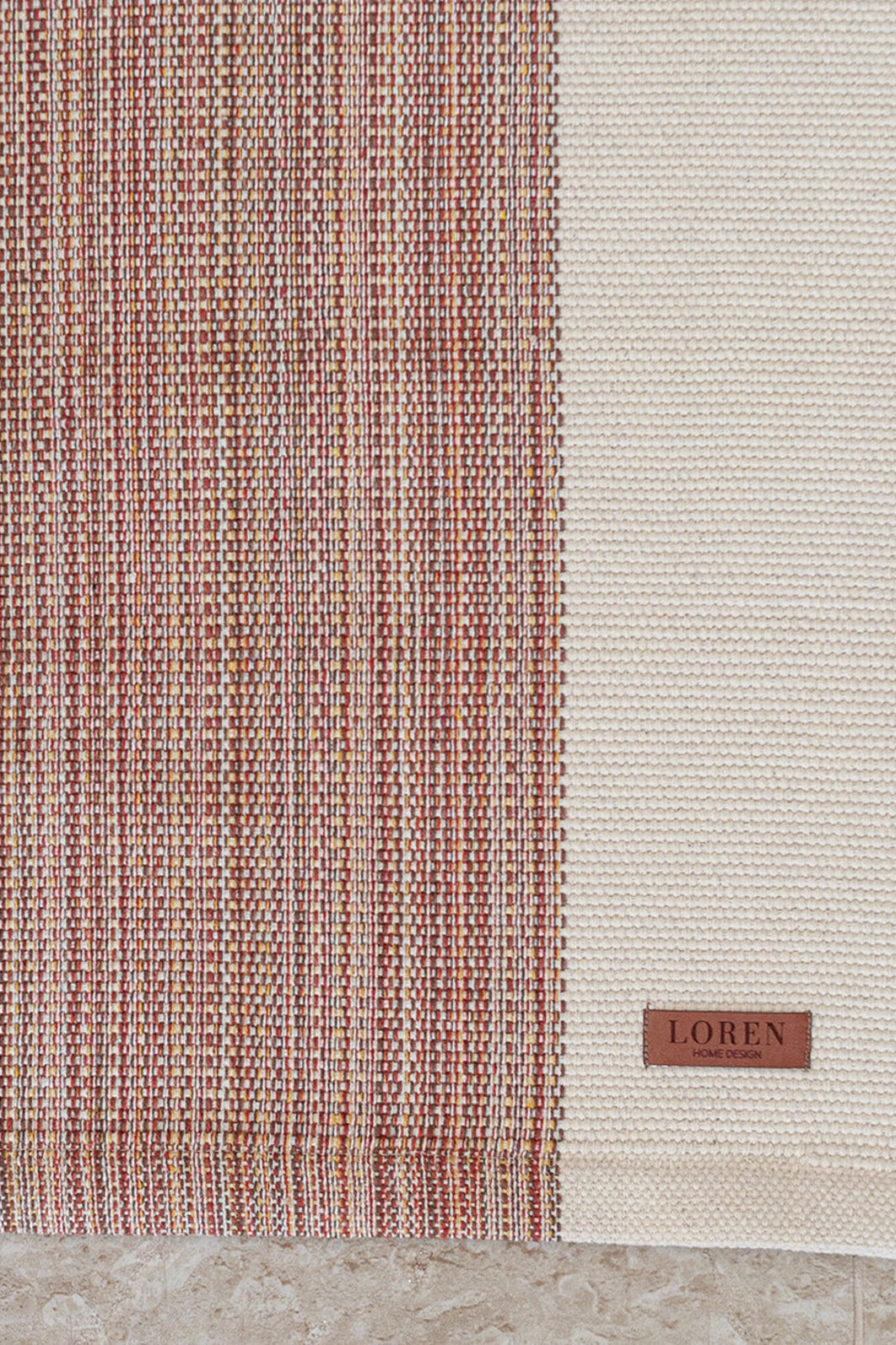 Tapete Passadeira Artesanal de Algodão Trama Basic Riga Marrom 80x150 Tapete Passadeira Artesanal de Algodão Trama Basic Riga Marrom 80x150