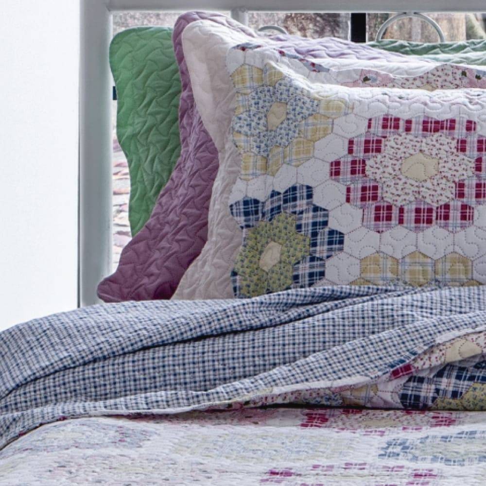 Kit  Cobre-leito Queen Bouti Microfibra Ultrasonic Estampada 2,40 x 2,60 m + 2 Porta-travesseiros - Gaby