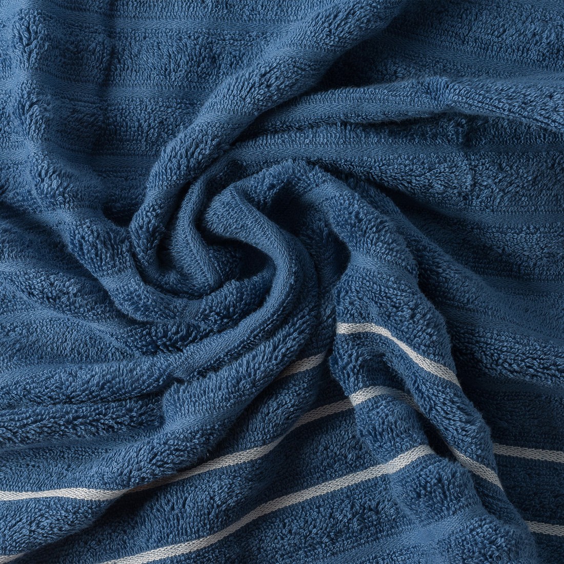 Jogo de Toalha 4 Peças Wave - Azul e Branco Jogo Banhão Jogo de Toalha 4 Peças Wave - Azul e Branco Jogo Banhão