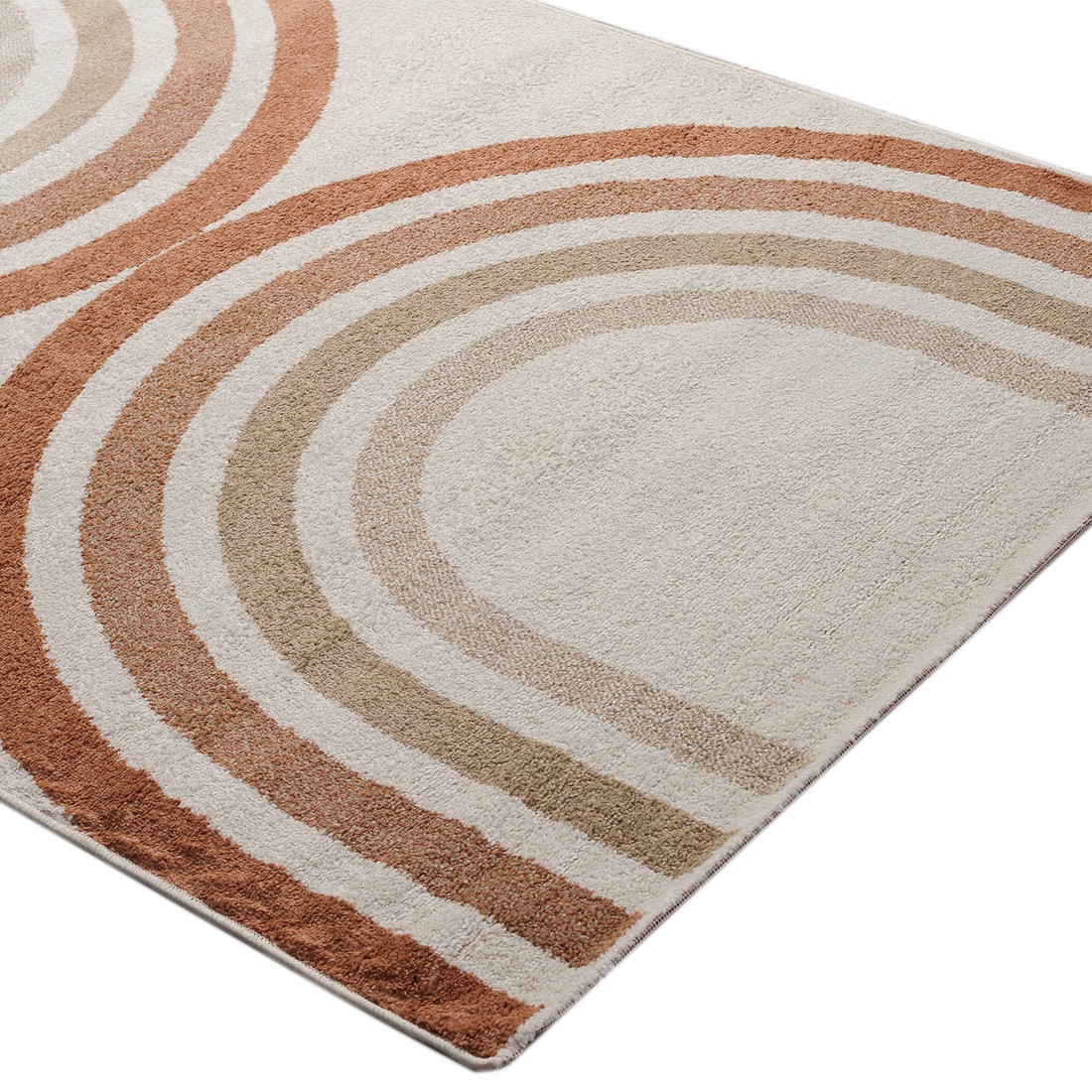 Tapete para Sala Essenciais Arco Terracota 100x150 Tapete para Sala Essenciais Arco Terracota 100x150