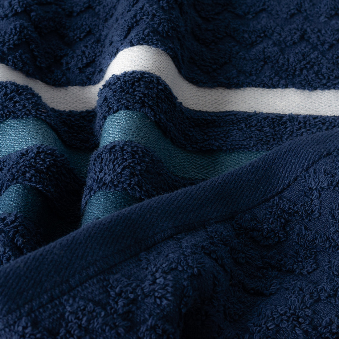 Jogo de Toalha 4 Peças Trento - Marinho Jogo com Banho