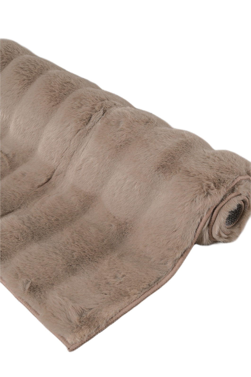 Tapete Pele de Coelho Livy Bege 200x250 Tapete Pele de Coelho Livy Bege 200x250