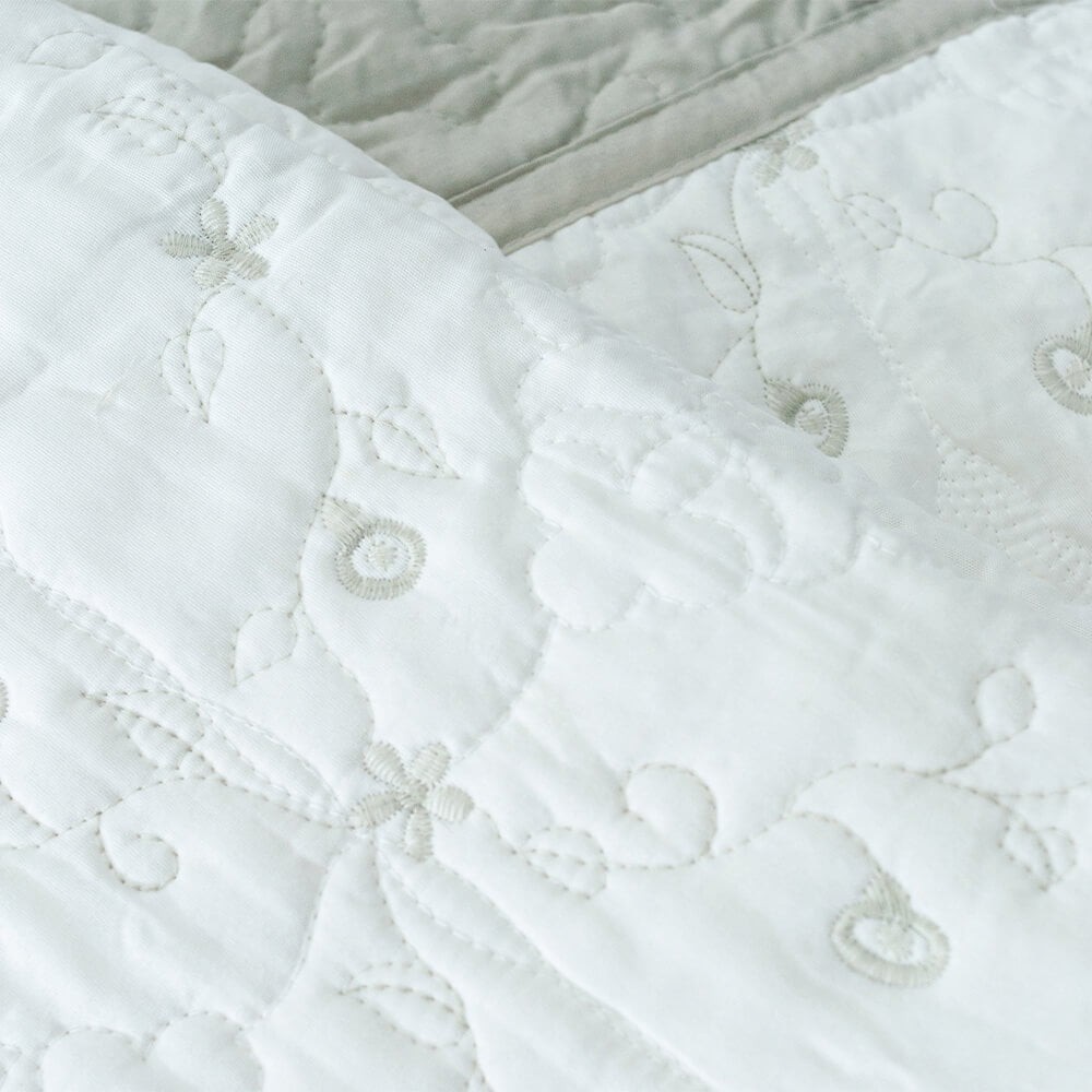 Kit Colcha Cobre Leito Queen Microfibra Dupla face com Porta-travesseiros Dessin Areia