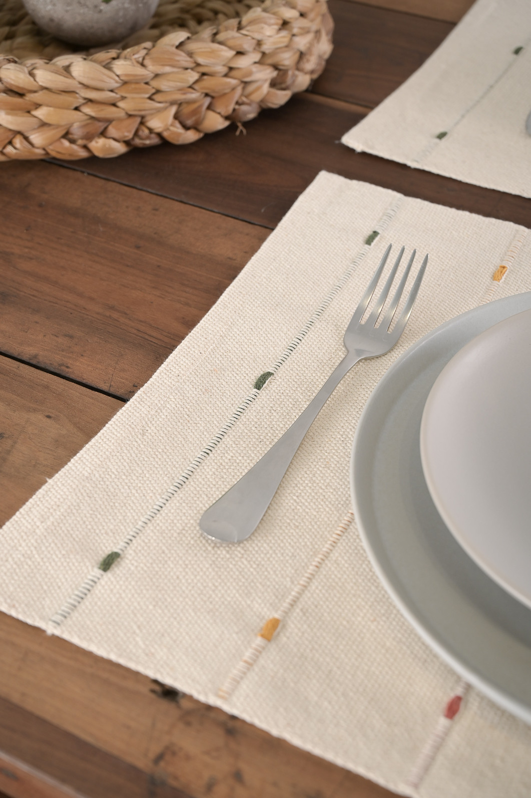 Jogo Americano Artesanal de 2 Peças 32cm x 45cm Jamal Colors