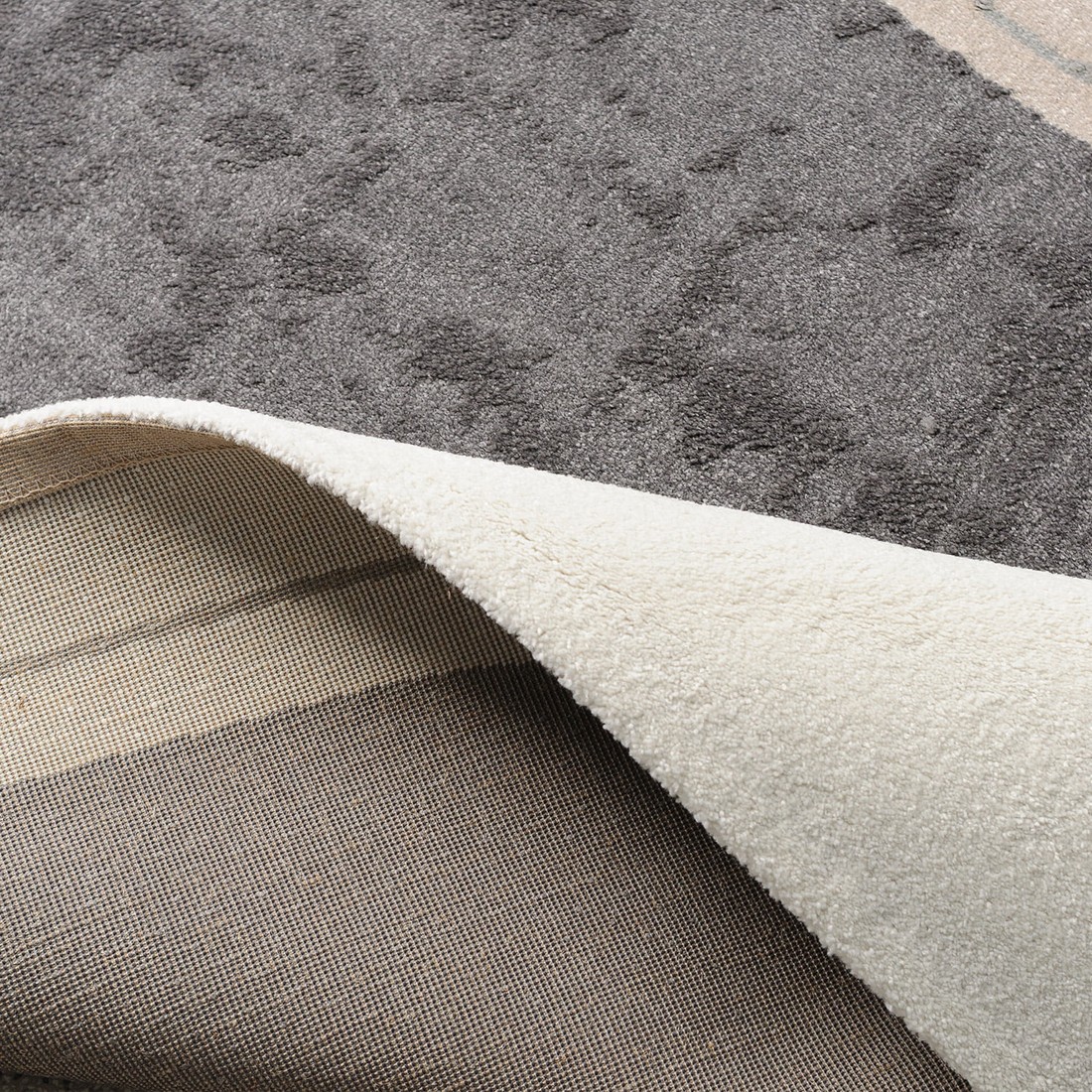 Tapete para Sala Grande Hathor Organico Off White 100X150