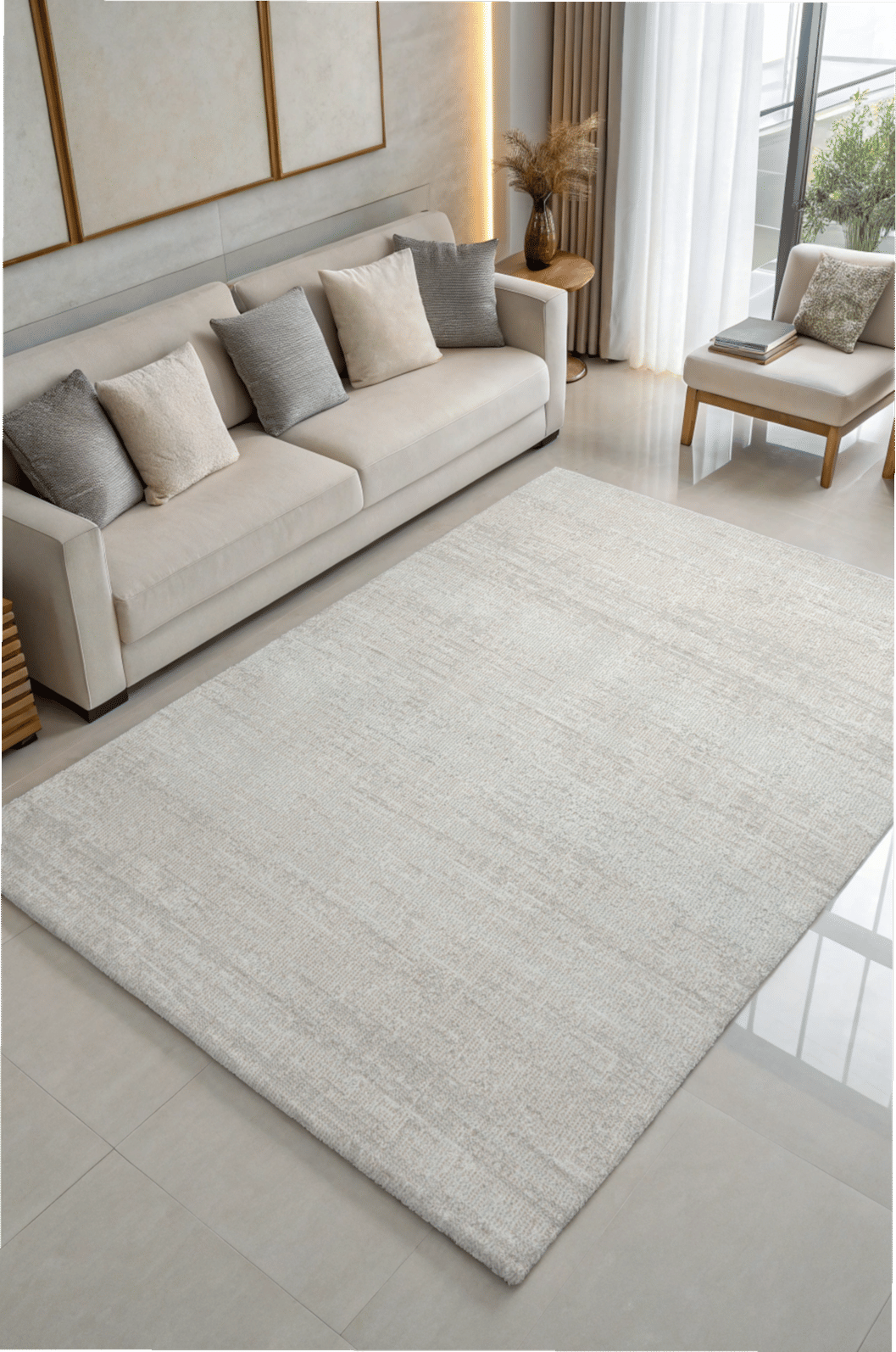 Tapete para Sala 240x300 Nord Estonado Off White