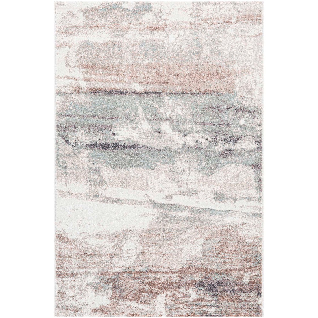 Tapete para Sala Grande Hathor Estonado Off White 100x140