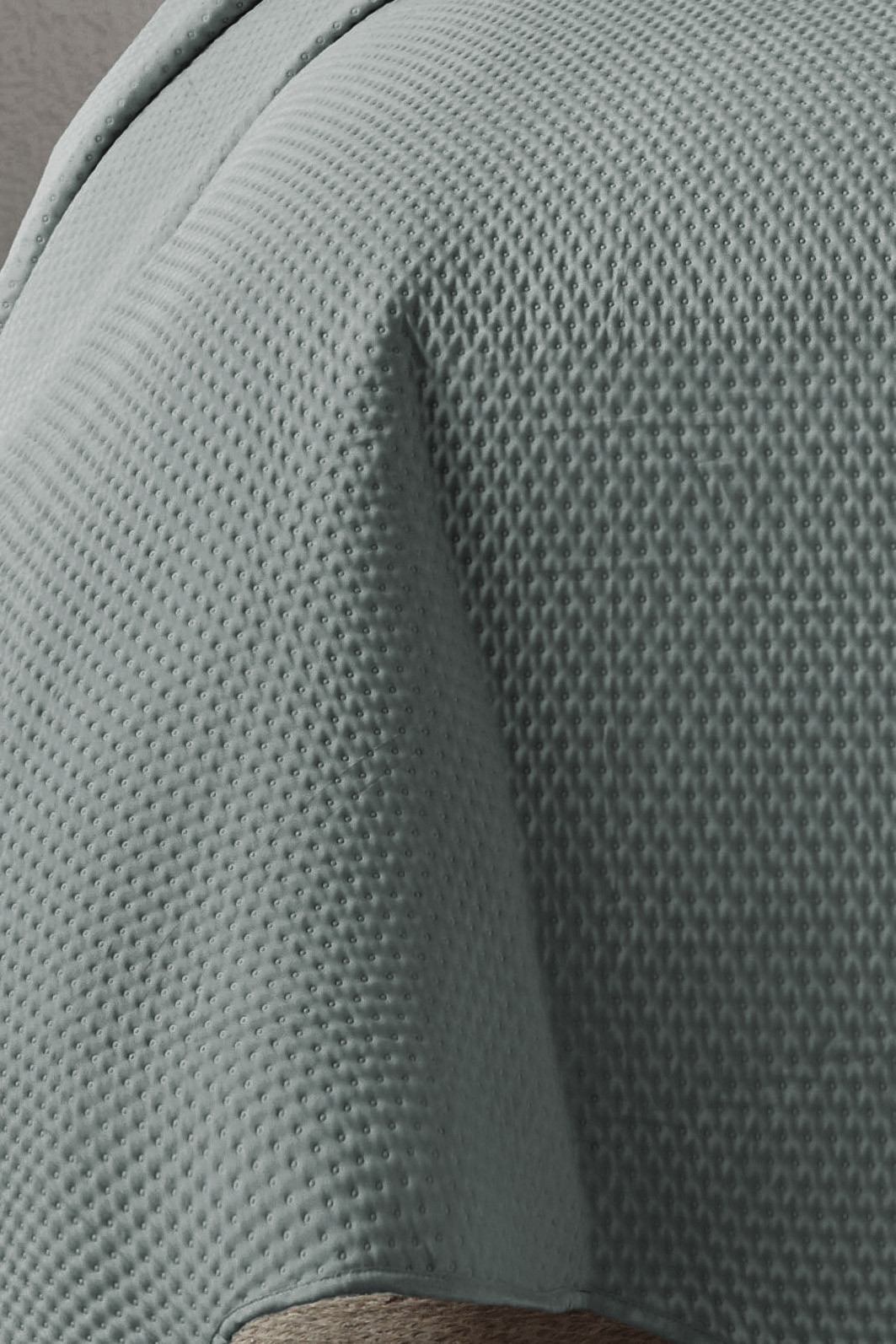 Kit Cobre leito Colcha Solteiro 2 Peças Bouti Microfibra Dots - Cinza Kit Cobre leito Colcha Solteiro 2 Peças Bouti Microfibra Dots - Cinza