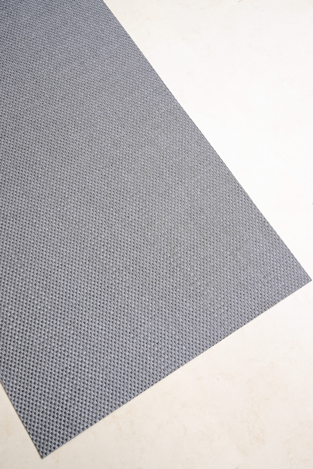 Tapete Passadeira PVC Antiderrapante Palha Cinza e Creme 65x305 Tapete Passadeira PVC Antiderrapante Palha Cinza e Creme 65x305