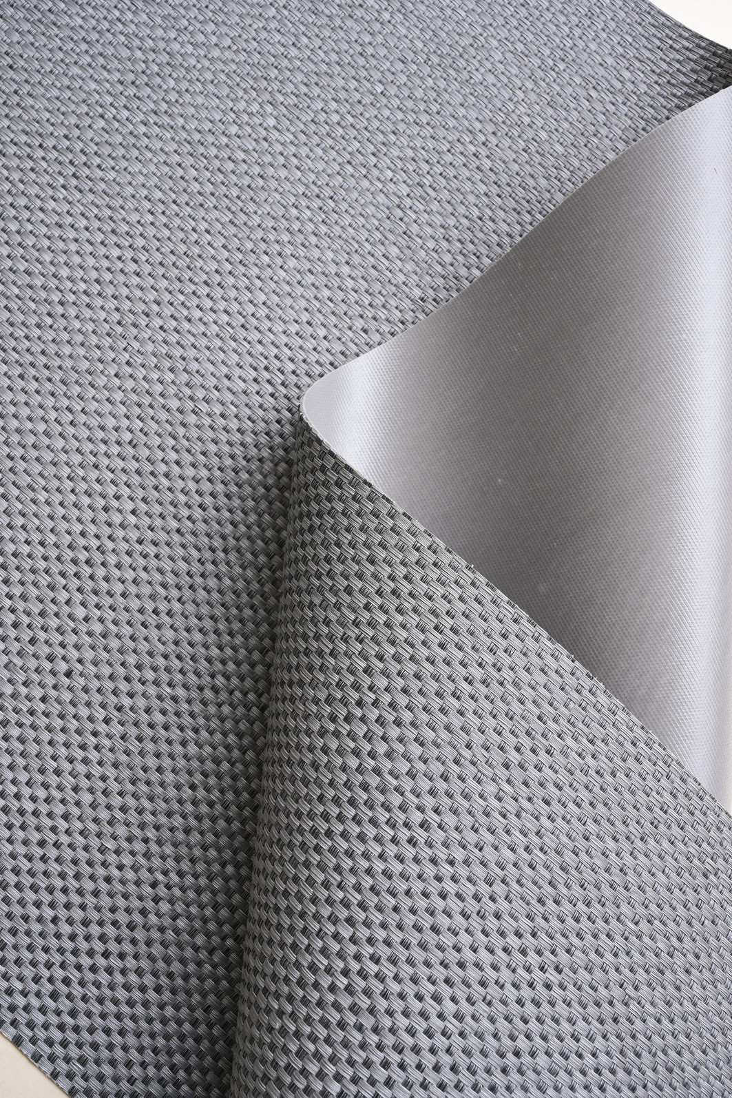 Tapete Passadeira PVC Antiderrapante Palha Cinza e Creme 65x305 Tapete Passadeira PVC Antiderrapante Palha Cinza e Creme 65x305