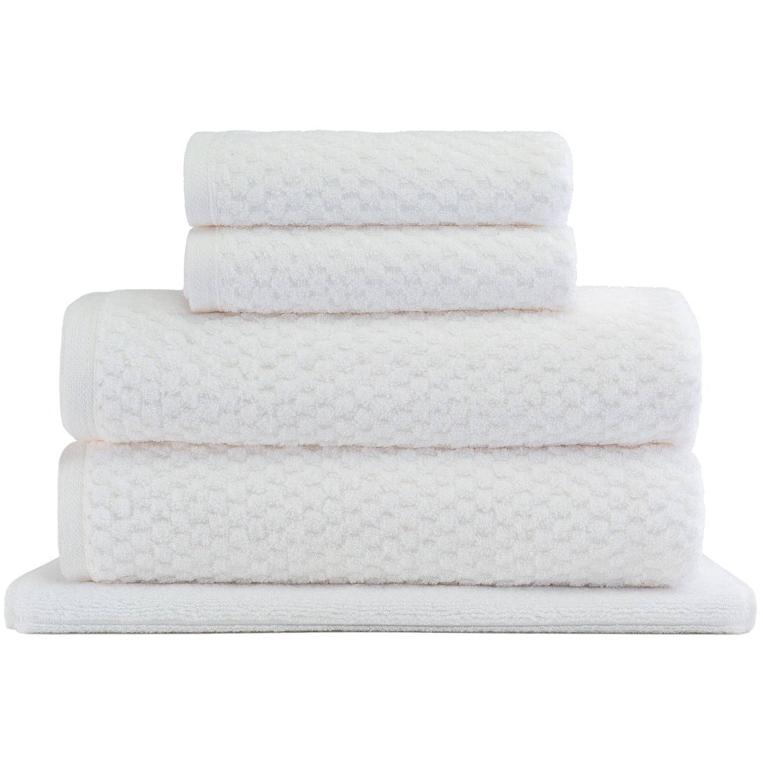 Jogo Toalhas de Banho 5 Peças Carré 100% algodão  Loren Jogo Toalhas de Banho 5 Peças Carré 100% algodão  Loren