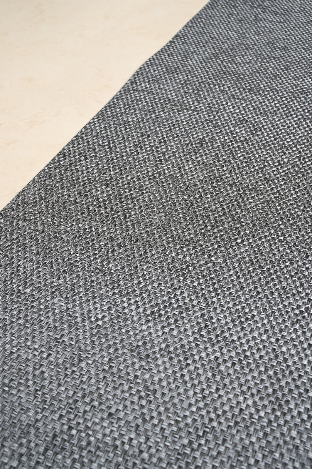 Tapete Passadeira PVC Antiderrapante Palha Cinza Chumbo 65x290 Tapete Passadeira PVC Antiderrapante Palha Cinza Chumbo 65x290