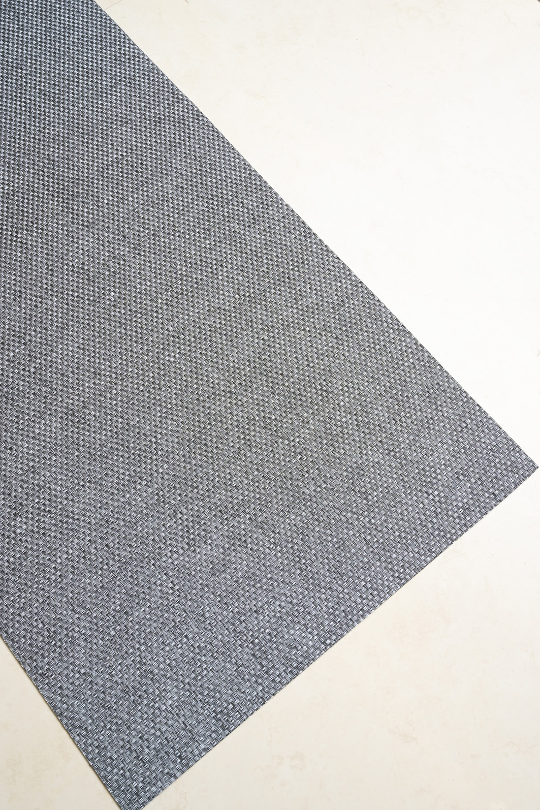 Tapete Passadeira PVC Antiderrapante Palha Cinza Chumbo 65x140 Tapete Passadeira PVC Antiderrapante Palha Cinza Chumbo 65x140