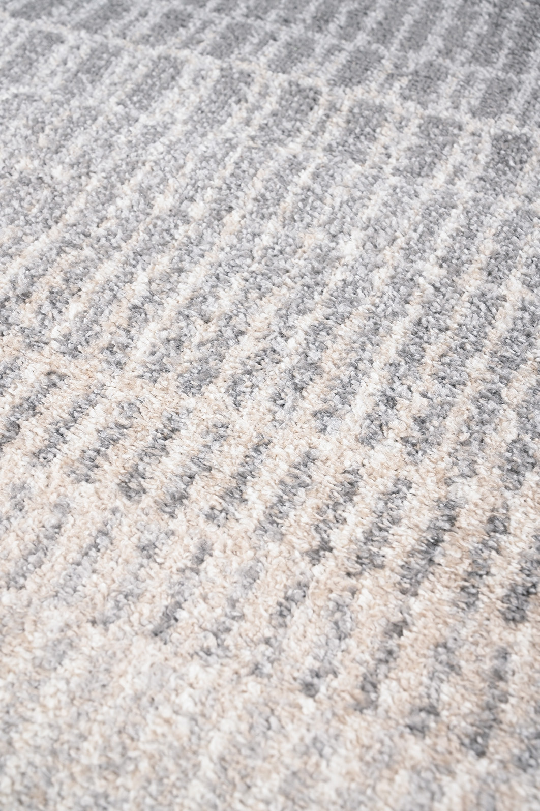 Tapete para Sala 140x200 Essenciais Estonado Cinza e Bege Tapete para Sala 140x200 Essenciais Estonado Cinza e Bege