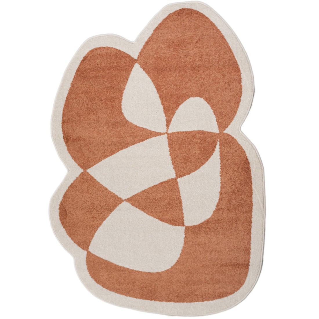 Tapete para Sala Essenciais Organico Terracota 200x250 Tapete para Sala Essenciais Organico Terracota 200x250