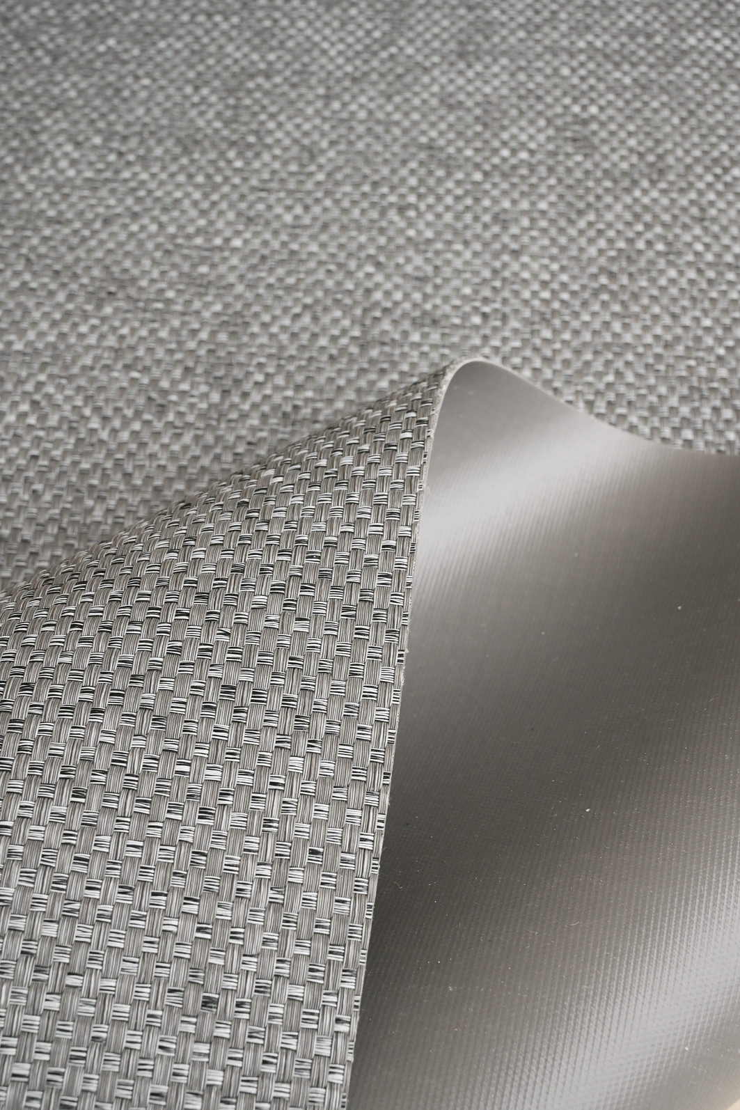 Tapete Passadeira PVC Antiderrapante Palha Cinza Escuro 65x240 Tapete Passadeira PVC Antiderrapante Palha Cinza Escuro 65x240