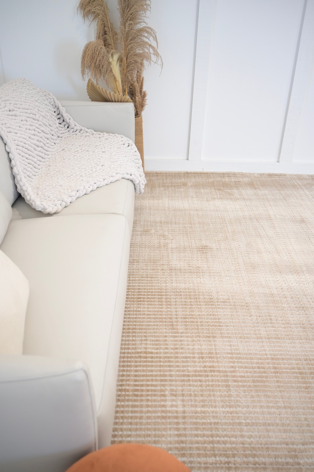 Tapete para Sala 300X400 Leone Listrado Bege Tapete para Sala 300X400 Leone Listrado Bege