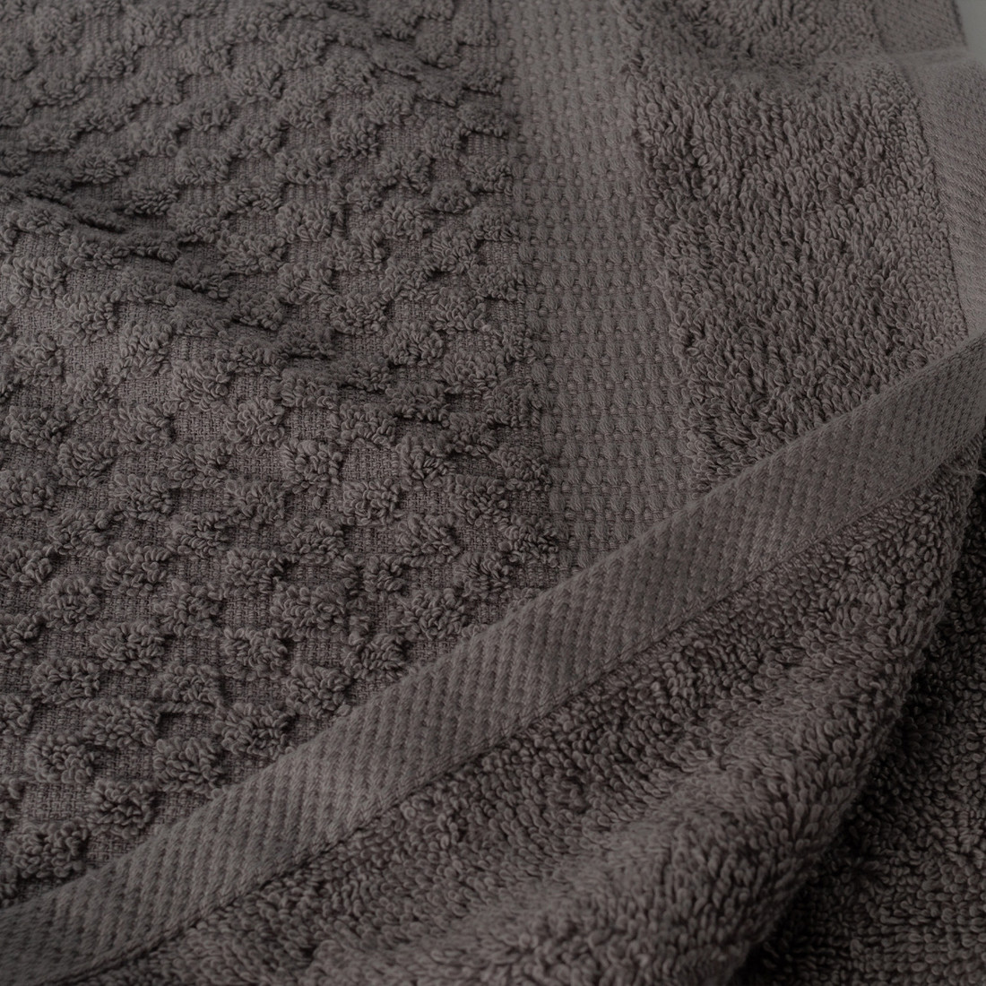 Jogo de Toalha 4 Peças Porto - Chumbo Jogo Banho