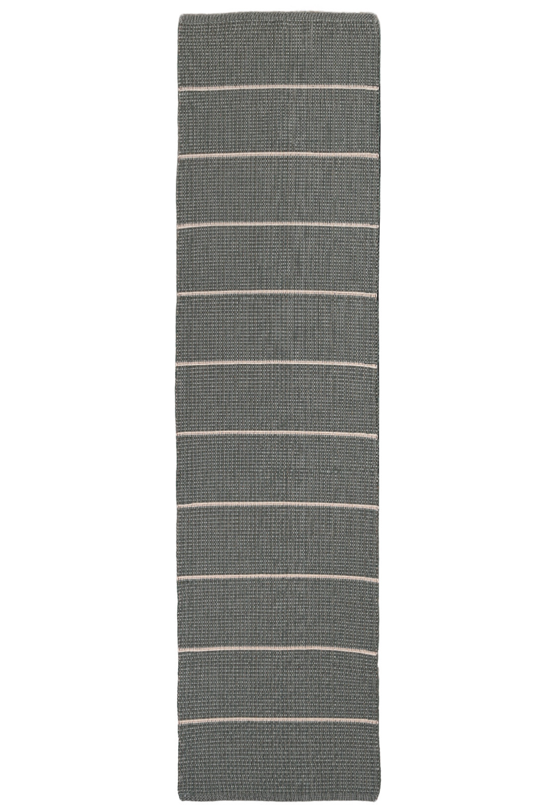 Tapete Passadeira 50x150 Artesanal de Algodão Trama Basic Faccia Verde