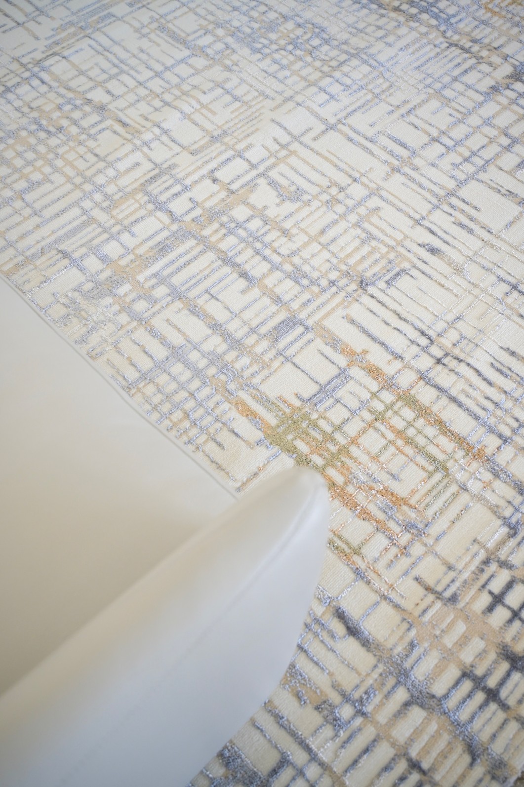 Tapete Sala Perfil Leve Caspian Xadrez 250X350 Tapete Sala Perfil Leve Caspian Xadrez 250X350