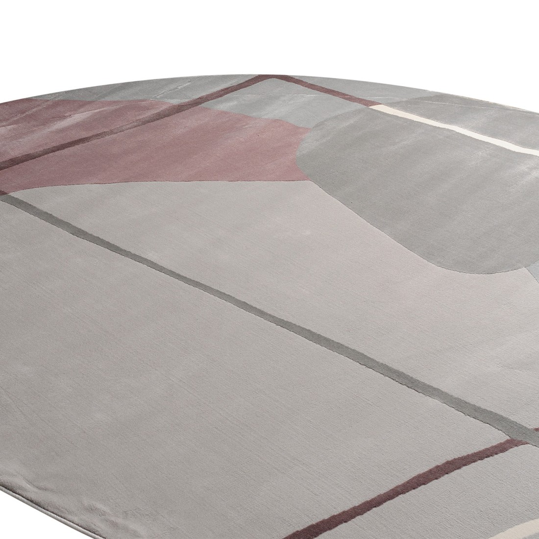 Tapete Organico Sala e Quarto Unique Rose e Cinza 140x200