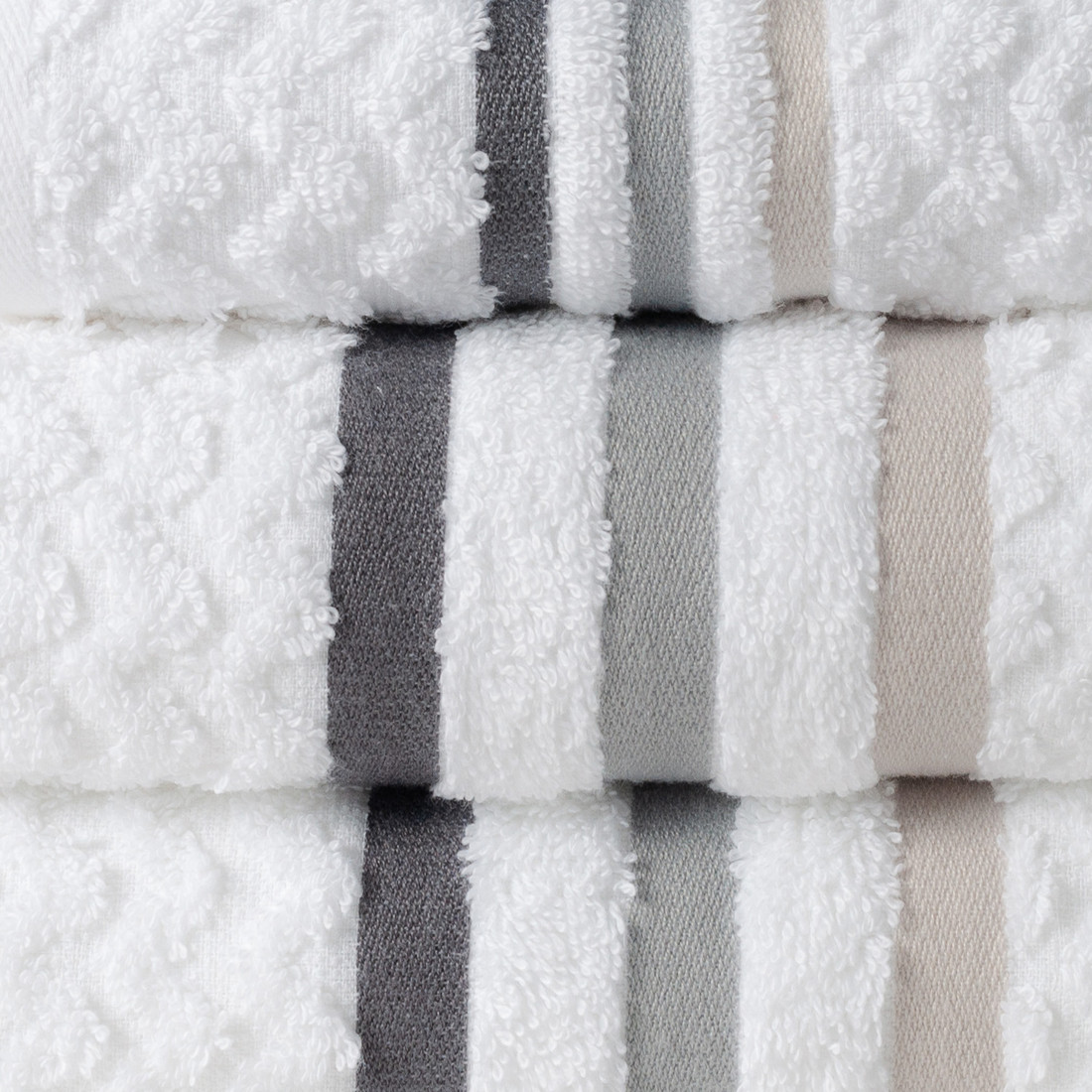 Jogo de Toalha 4 Peças Trento - Branco Jogo com Banhão