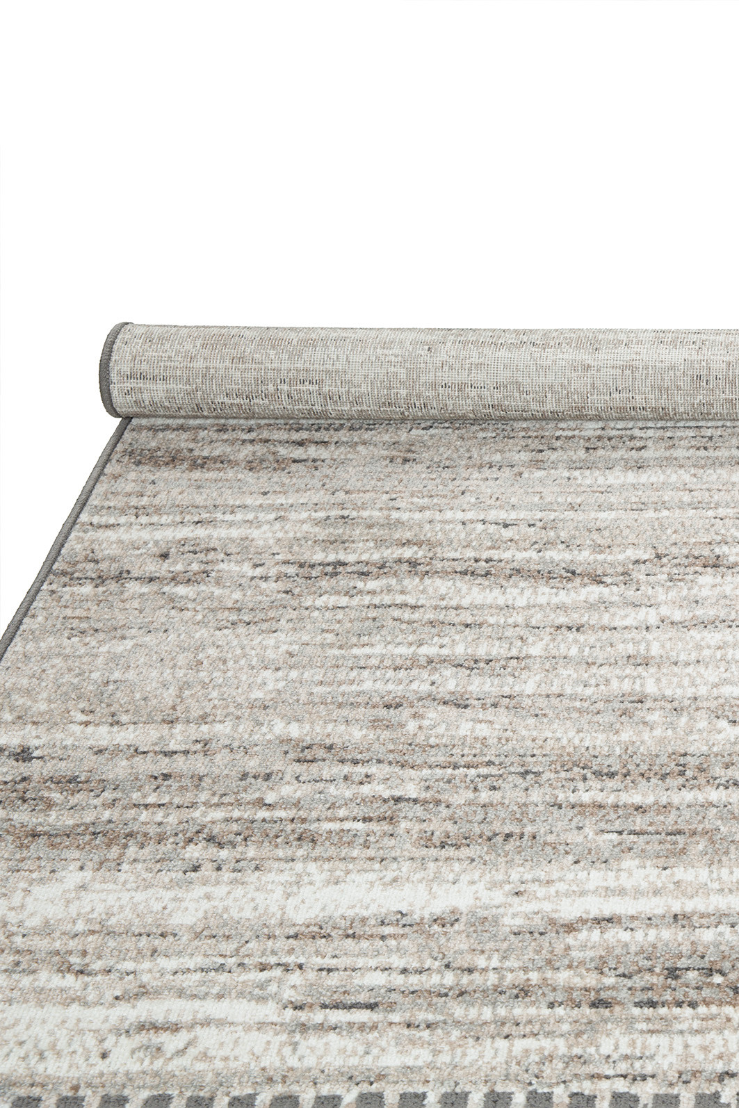 Tapete para Sala 140x200 Nord Estonado Chumbo e Bege Tapete para Sala 140x200 Nord Estonado Chumbo e Bege