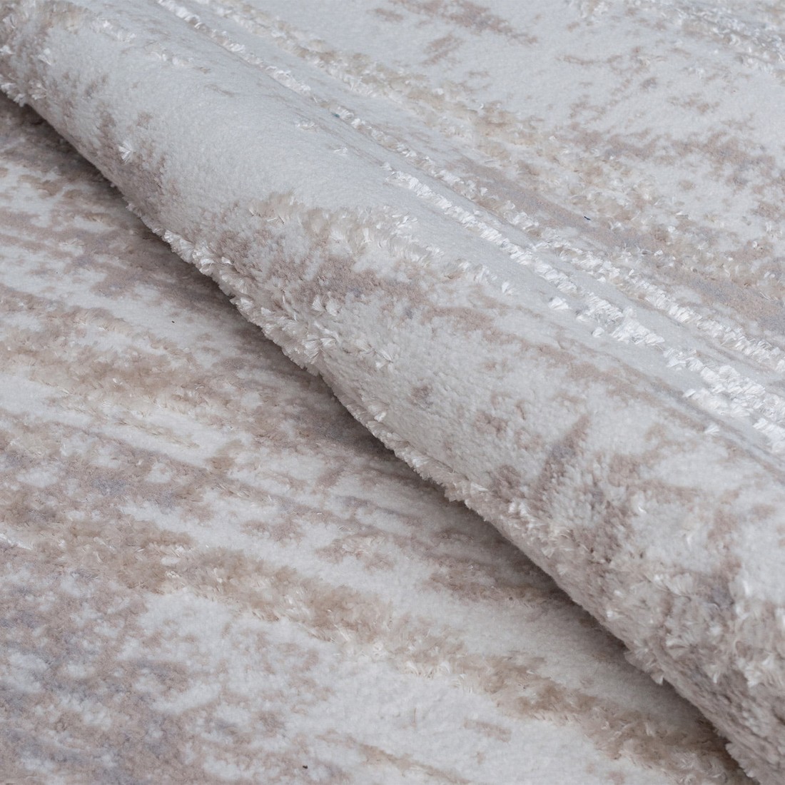 Tapete Sala Grande Perfil Baixo Coleção Caspian Estonado - Bege 140x200 Tapete Sala Grande Perfil Baixo Coleção Caspian Estonado - Bege 140x200