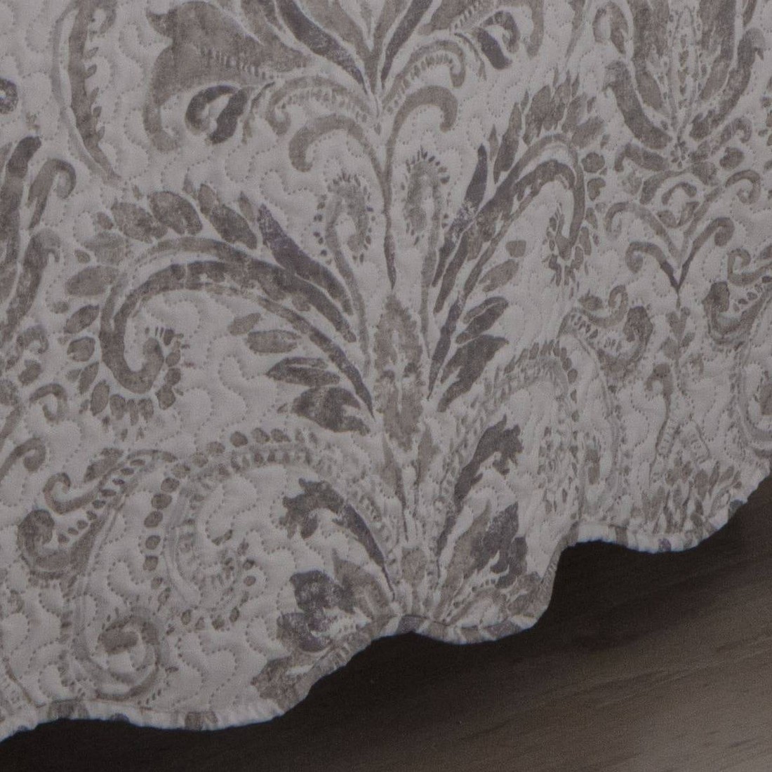 Kit 3 Peças Cobre leito Casal Bouti Microfibra Ultrasonic Estampada + 2 Porta-travesseiros - Cecilia