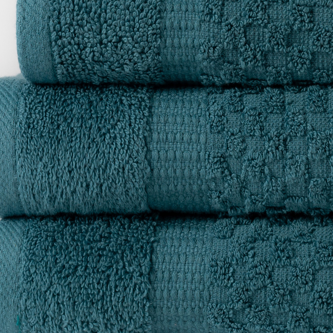 Jogo de Toalha 4 Peças Porto - Azul Petroleo Jogo Banho