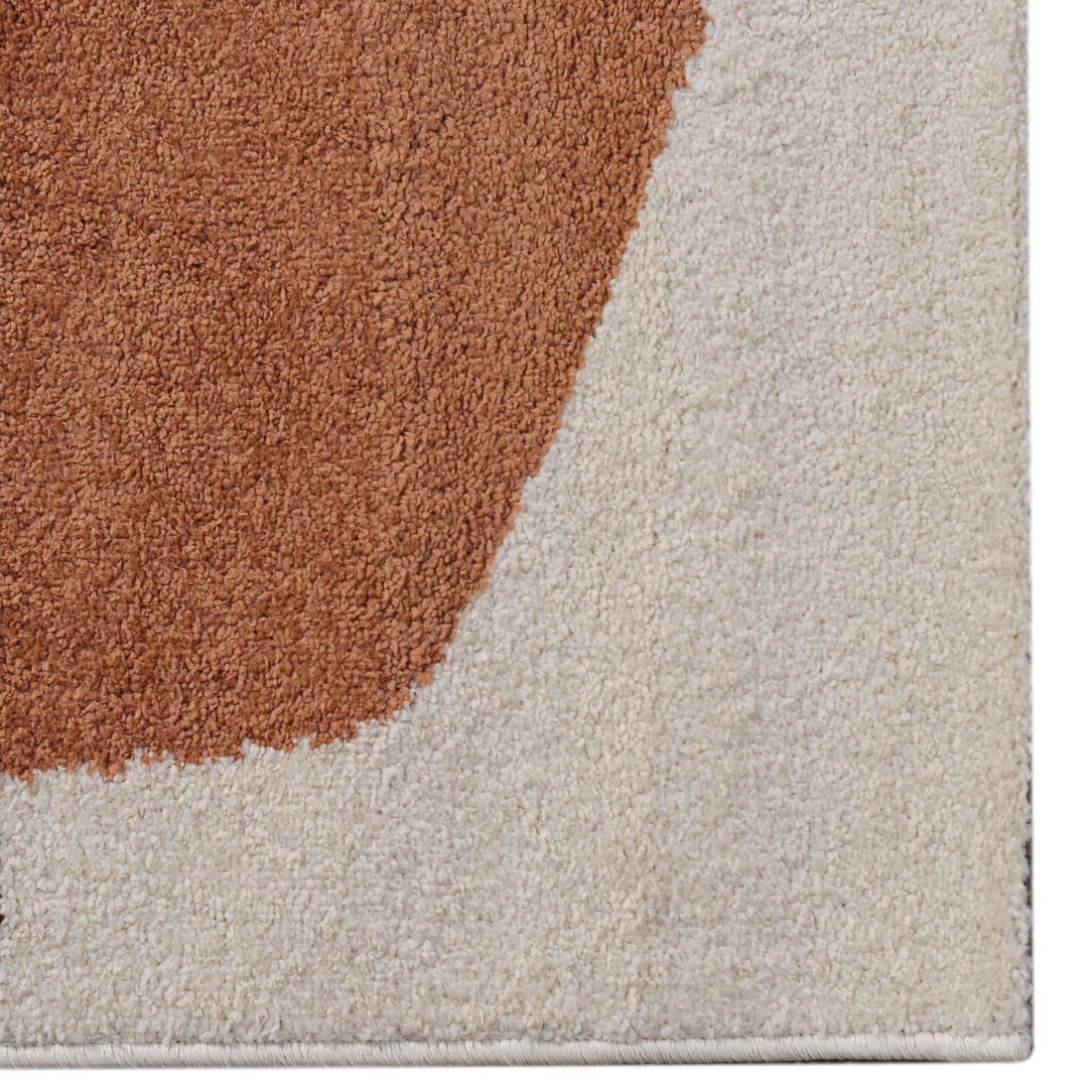 Tapete para Sala Essenciais Organico Pedras Terracota 250x350 Tapete para Sala Essenciais Organico Pedras Terracota 250x350