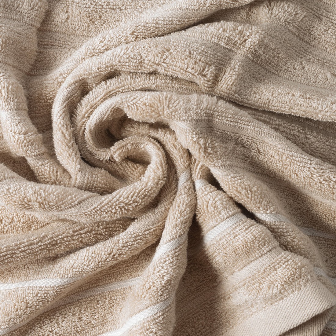 Jogo de Toalha 4 Peças Wave - Bege e Branco Jogo Banho Jogo de Toalha 4 Peças Wave - Bege e Branco Jogo Banho