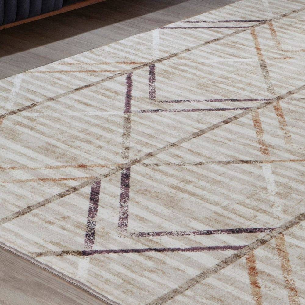 Tapete para Sala Pelo Médio Ultra Macio Lisboa com Antiderrapante 1,40 x 2,00 - Evora