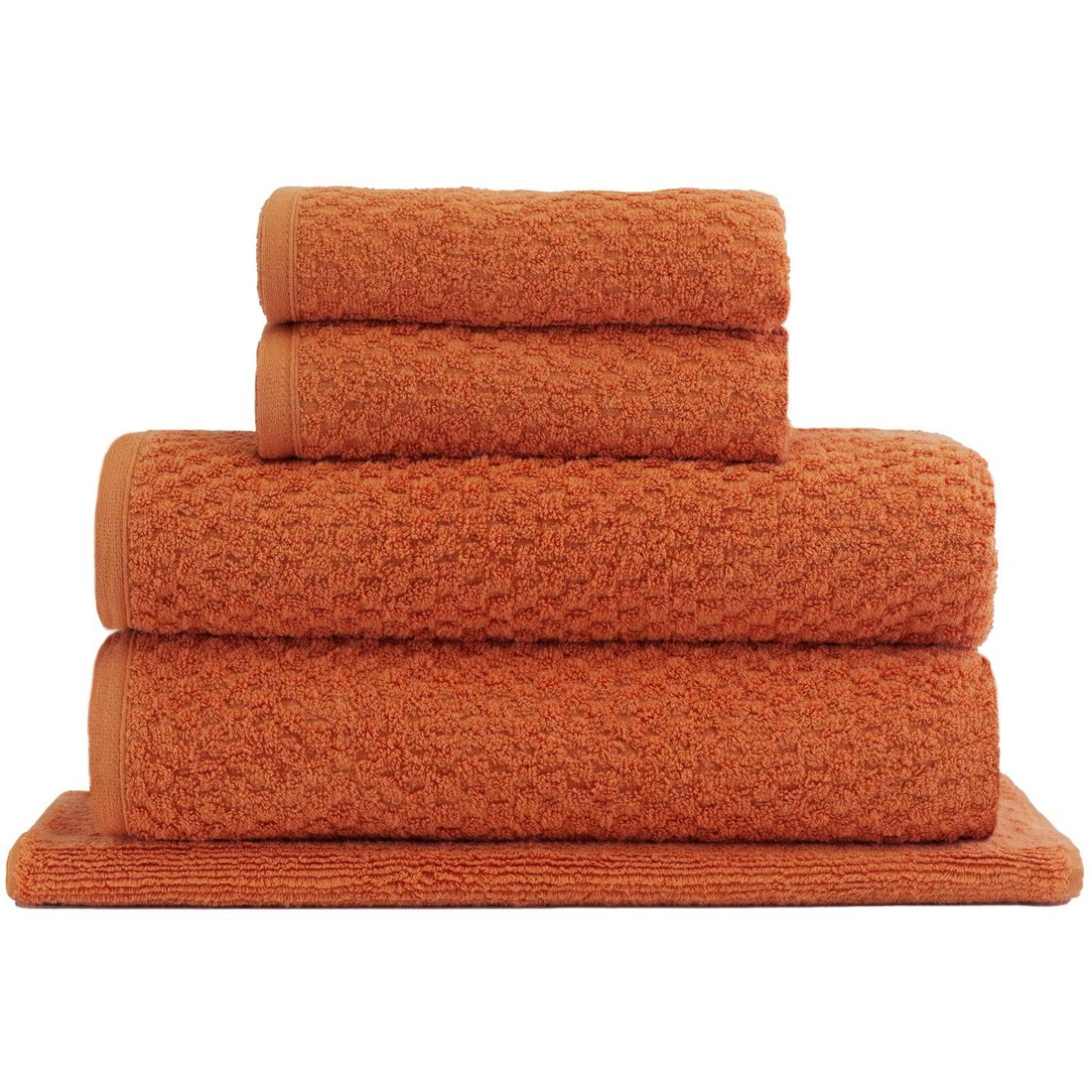 Jogo Toalhas de Banho 5 Peças Carré 100% algodão  Loren Jogo Toalhas de Banho 5 Peças Carré 100% algodão  Loren