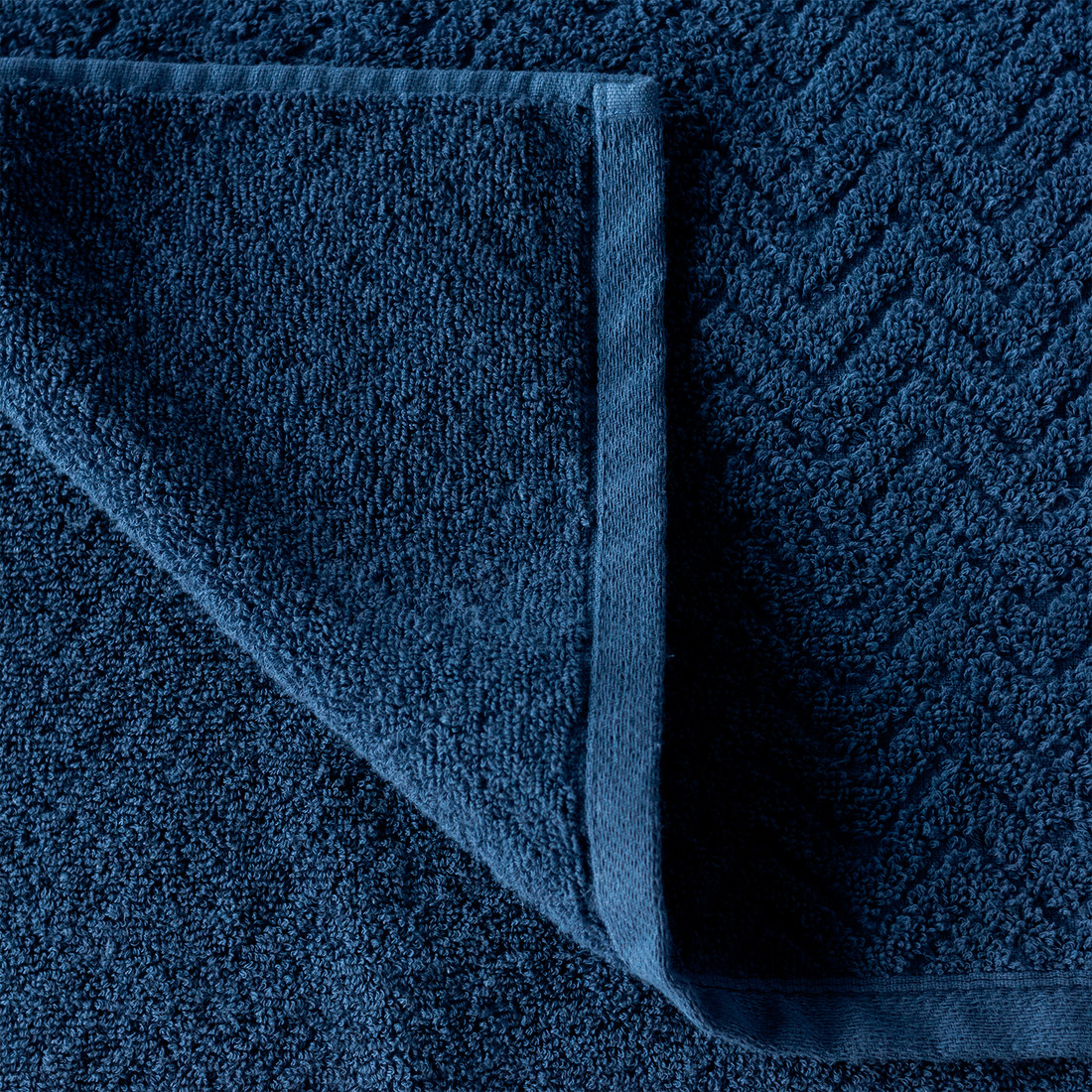 Jogo De Toalhas Banho Fio Penteado Milly 4 Peças - Marinho