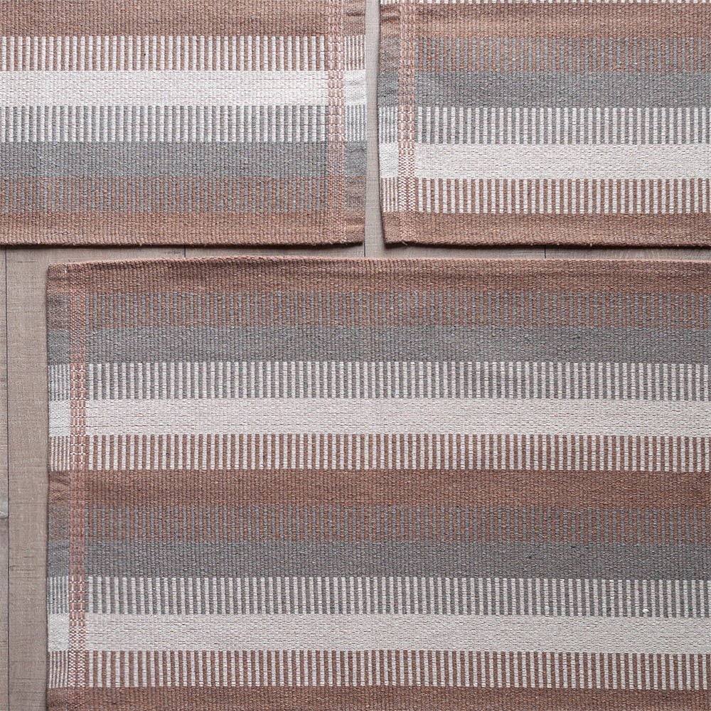 Kit de Cozinha 3 Peças Algodão Aquarela Taupe Kit de Cozinha 3 Peças Algodão Aquarela Taupe