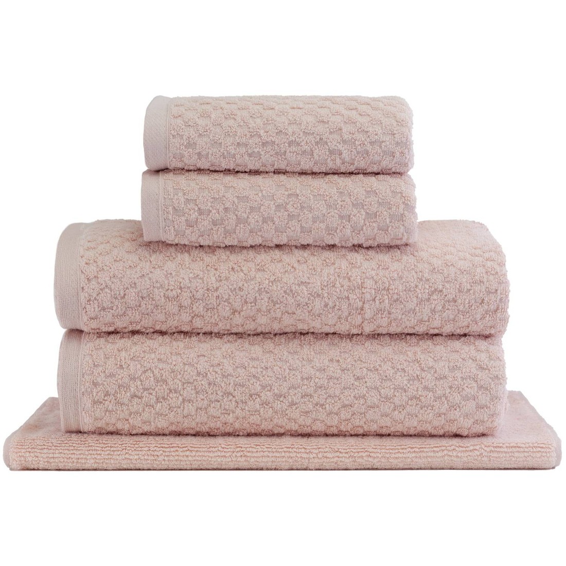 Jogo Toalhas de Banho 5 Peças Carré 100% algodão  Loren Jogo Toalhas de Banho 5 Peças Carré 100% algodão  Loren