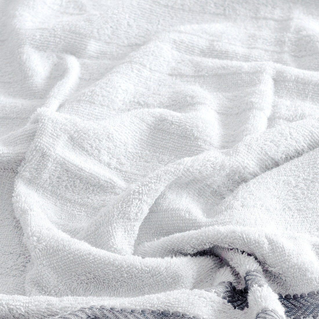 Jogo de Toalha Banho 4 Peças Lumi - Taupe e Branco Jogo com Banhão