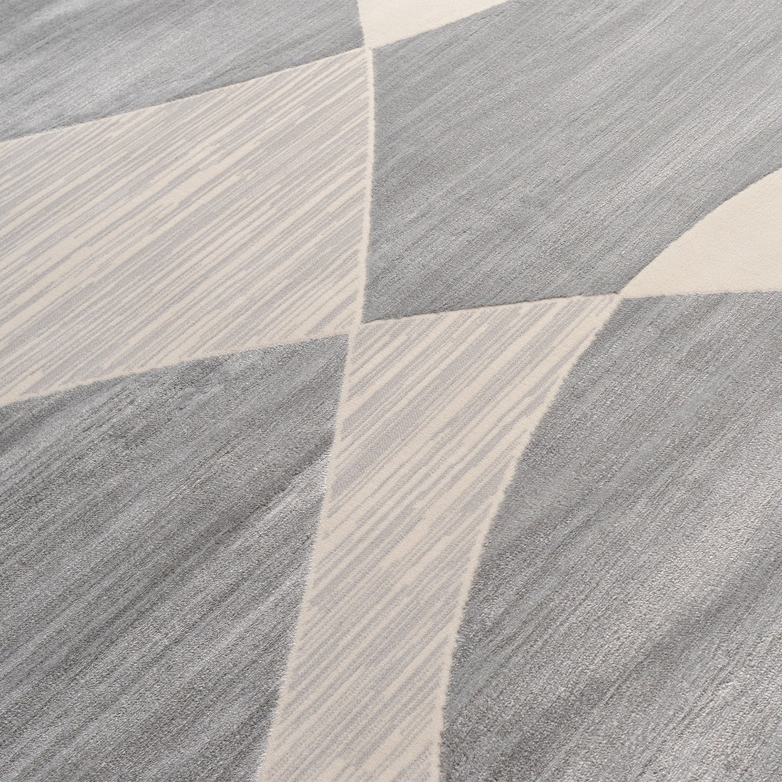 Tapete Organico Sala e Quarto Unique Cinza Mesclado 140x200