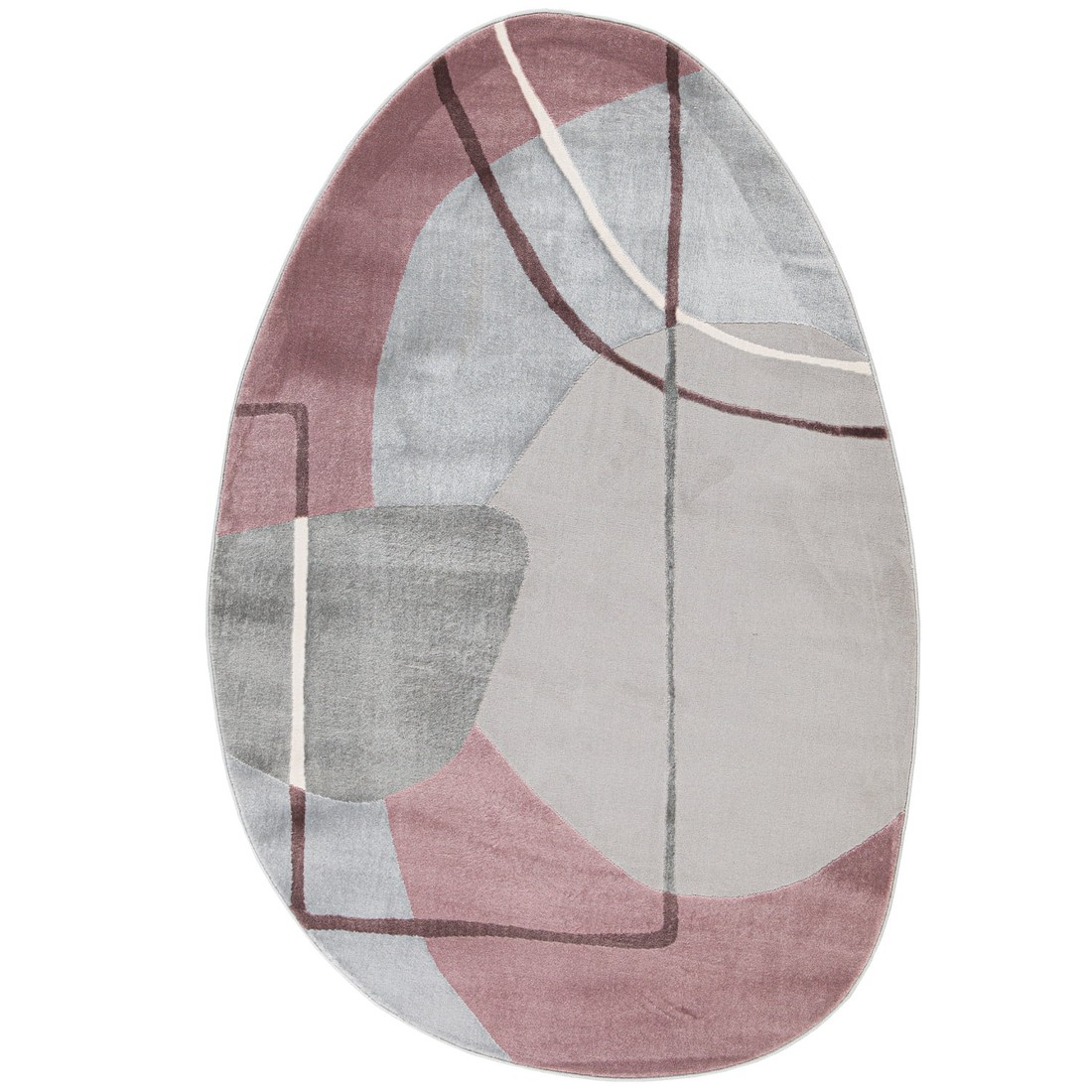 Tapete Organico Sala e Quarto Unique Rose e Cinza 240x300