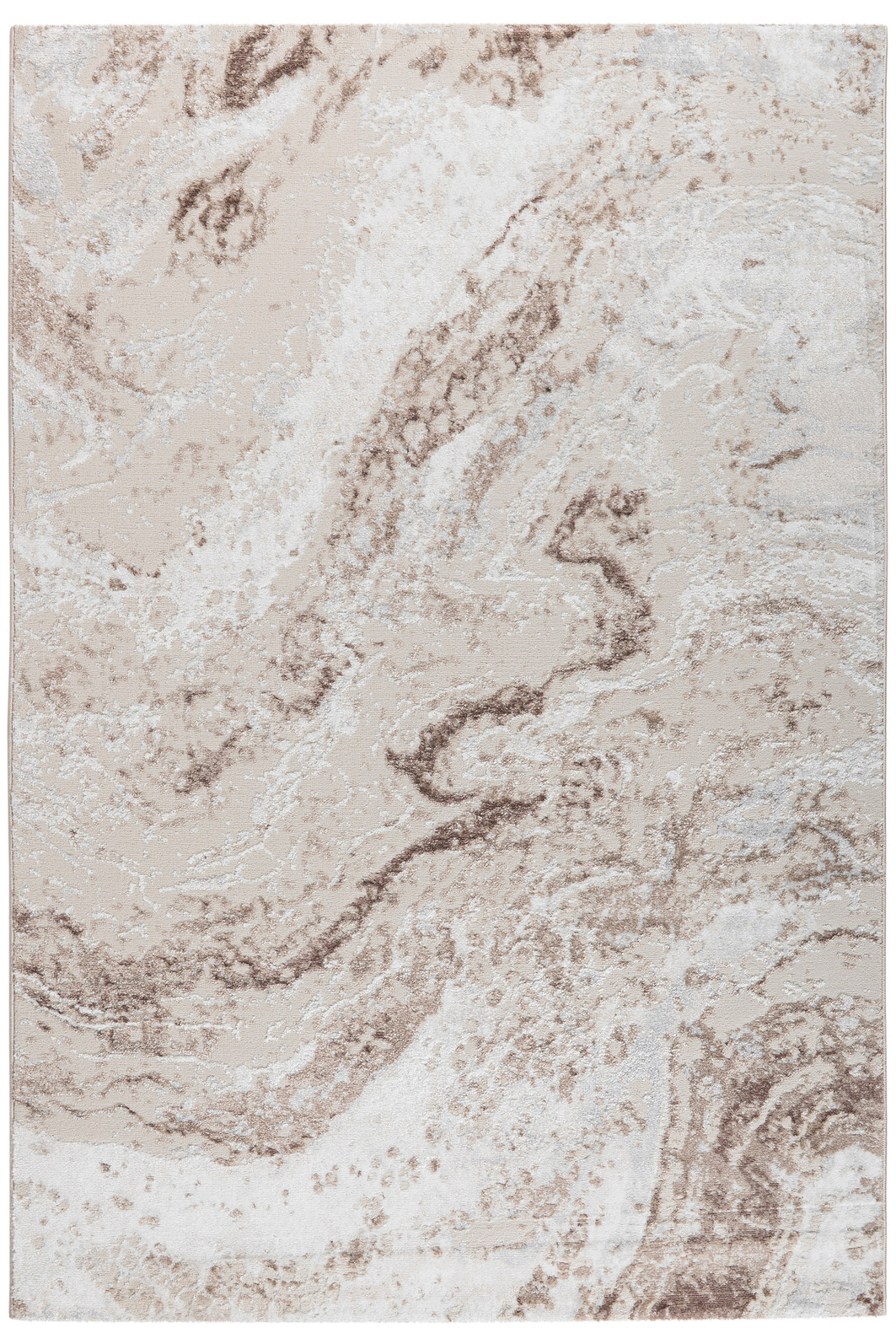 Tapete de Sala 250x300 Sharm Marmorizado Bege