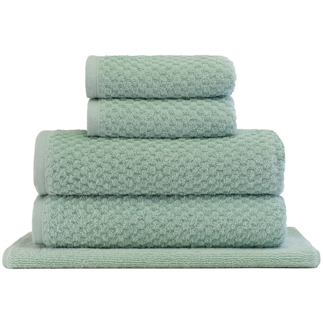 Jogo Toalhas de Banho 5 Peças Carré 100% algodão  Loren Jogo Toalhas de Banho 5 Peças Carré 100% algodão  Loren