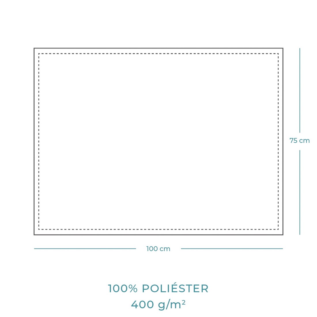 Manta Trico Bebe 75x100cm Loren - Azul