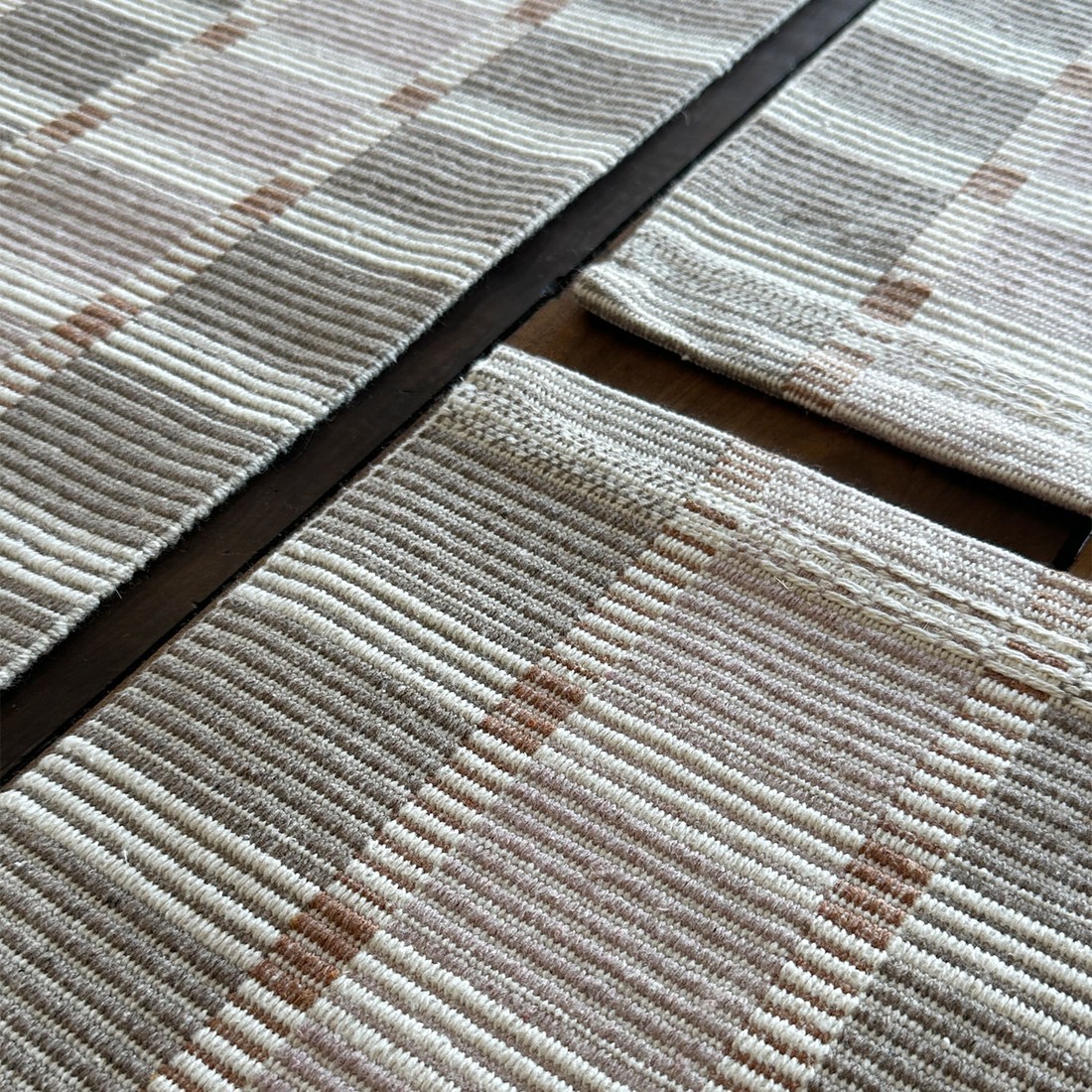 Jogo de Tapete 3 Peças Algodão Zurick Bico Rose