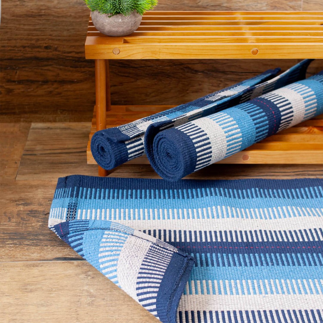 Kit de Cozinha 3 Peças Cacto Azul Kit de Cozinha 3 Peças Cacto Azul